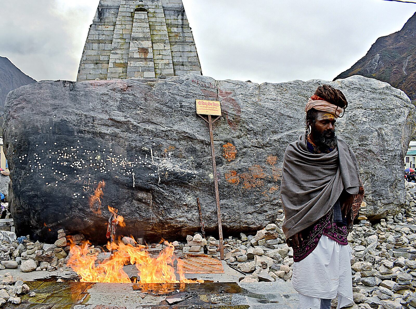 Bhim shila, Kedarnath temple, Uttrakhand