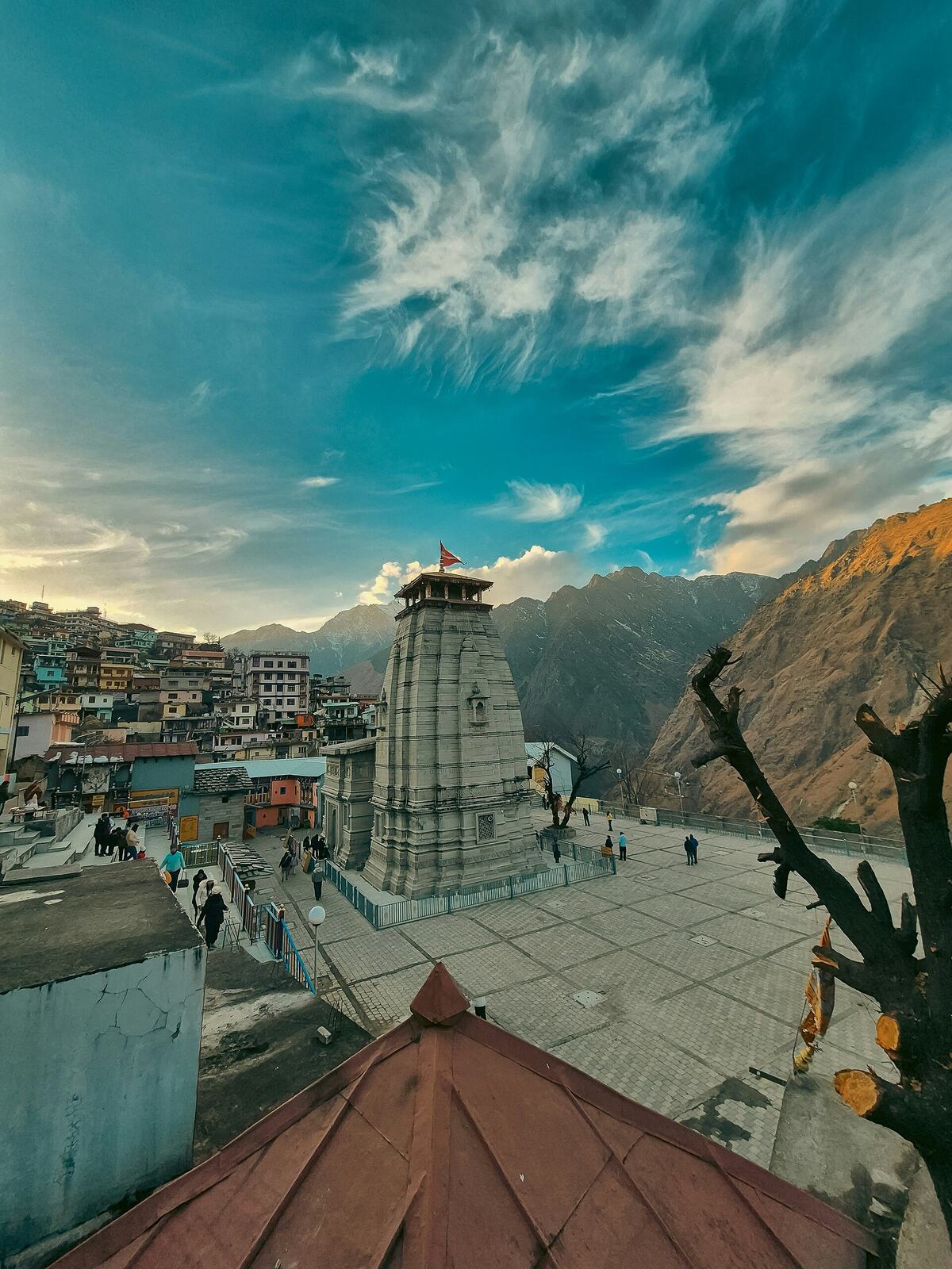 Historic Narsingh Temple complex in Joshimath