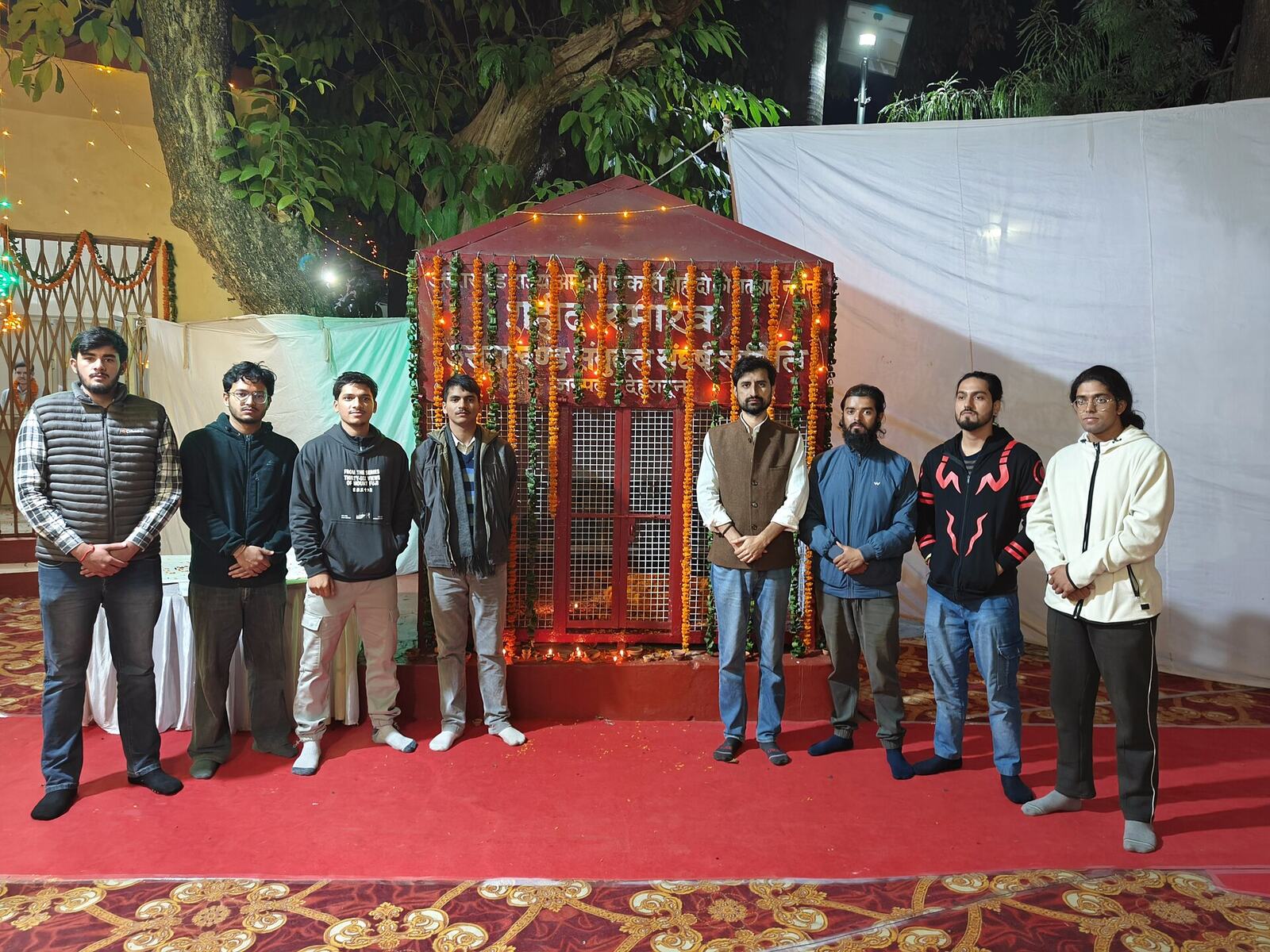 Youths gathered to give tribute to martyrs of Uttarakhand Movement on the eve of 25th Uttarakhand Foundation Day